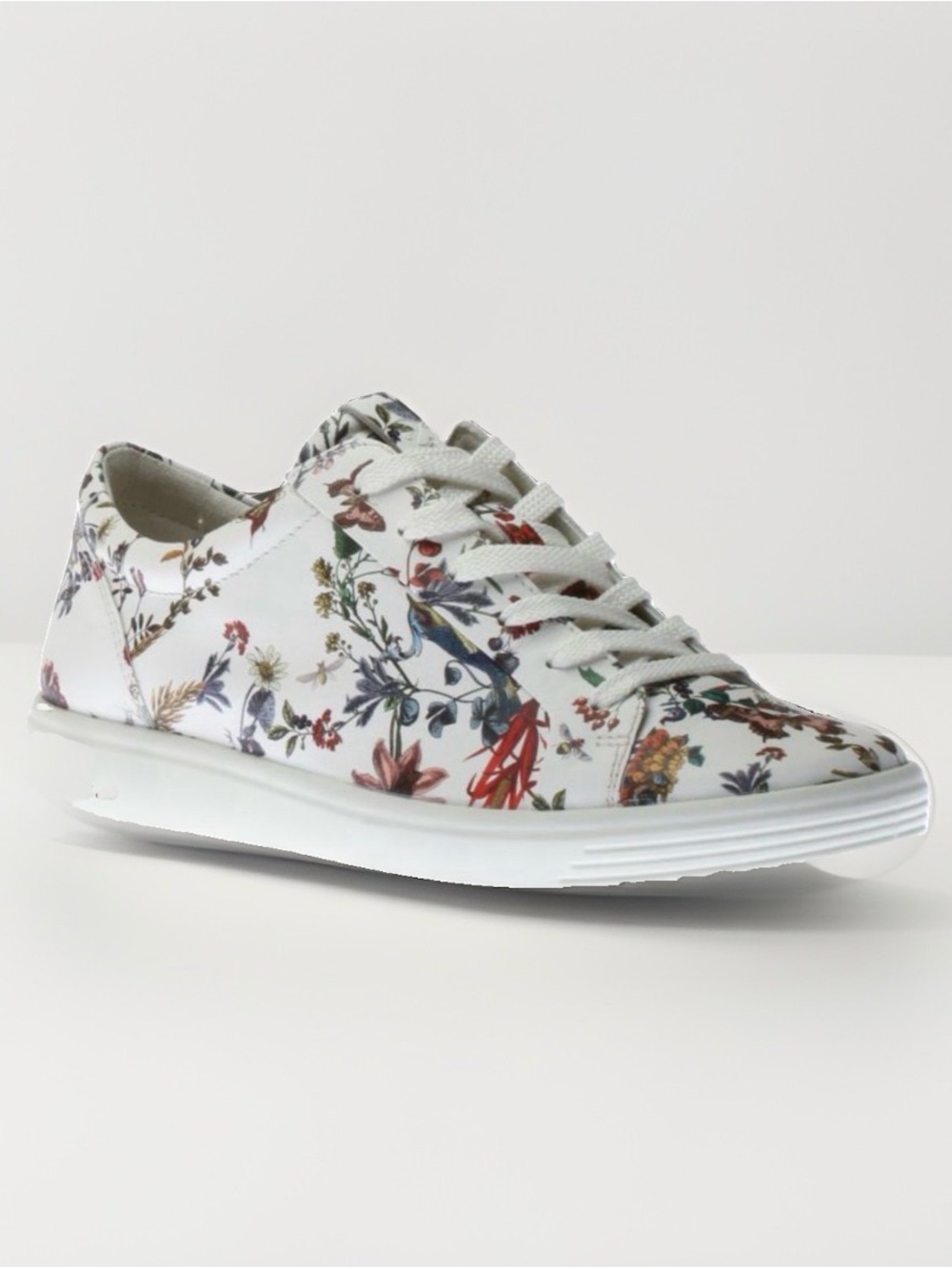 RARE Ecco Soft 7 Women’s Kristjana S. Williams Leather Sneaker US 8/8.5  EU 39 - Picture 2 of 10